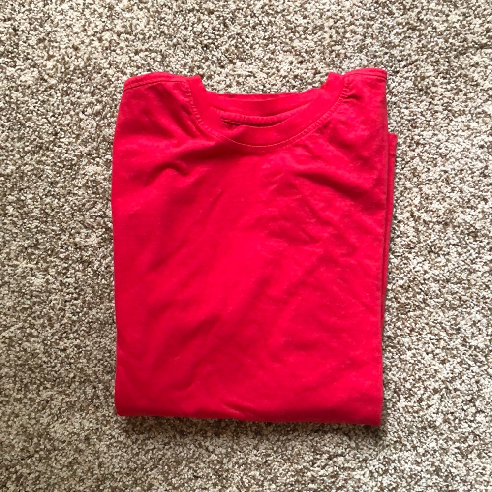 Men’s XXL Red Short Sleeve Tee Shirt